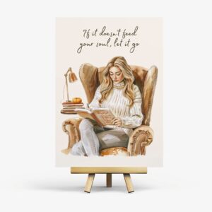 Postkort - If it dosen't feed your soul, let it go
